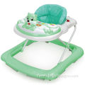 Anti-slip plate baby walker green